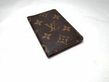 119 1円 ■極美品■ LOUIS VUITTON ルイヴィトン M61732 モノグラム オーガナイザードゥポッシュ カードケース カード入れ ブラウン系_画像3