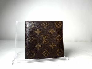 176美品 1円 LOUIS VUITTON ルイヴィトン M61675 モノグラム ポルトフォイユマルコ 二つ折り 財布 ウォレット ミュルティブル