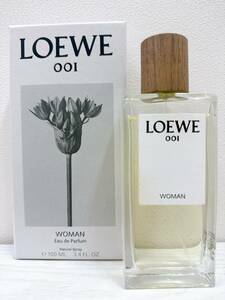 ◇◆3038　LOEWE　ロエベ　001　Woman　ウーマン　オードゥ パルファン　100ml 　EDP　香水　残量約9割　保管品◆◇