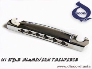 *60's STYLE ALUMINIUM TAILPIECE aluminium подгрифок NICKEL 3