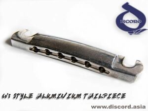 *60's STYLE ALUMINIUM TAILPIECE aluminium подгрифок AGED 3