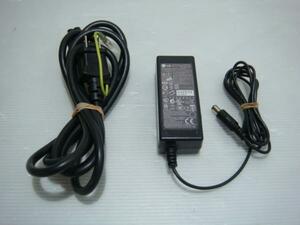 LG AC ADAPTER ADS-40SG-19-3 19V~1.3A 外径約6.5mm 内径約4.4mm 動作保証