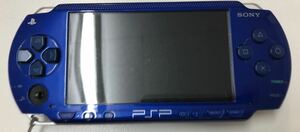 【ジャンク品　傷等有　本体のみ　バッテリー無し　ケーブル無し通電未確認】PSP-1000 本体 SONY ブルー　PlayStation