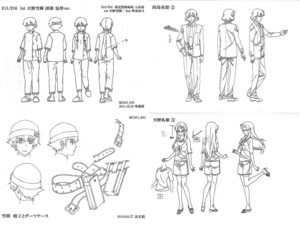 ①未来日記　製作用資料　設定資料