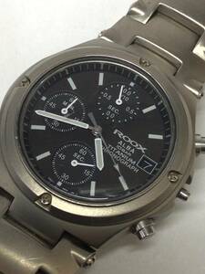 SEIKO ALBA ROOX セイコー アルバ ルークス 腕時計 メンズ TITANIUM V657-0A90 動作未確認 24011801s1