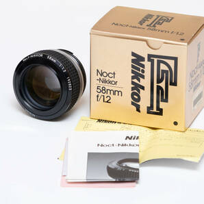 超貴重品 Nikon Noct(Nocf) Nikkor 58mm F1.2 ニコン ノクフ ニッコール の画像3