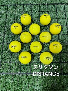 ☆A品☆ スリクソン　DISTANCE☆イエロー　24球