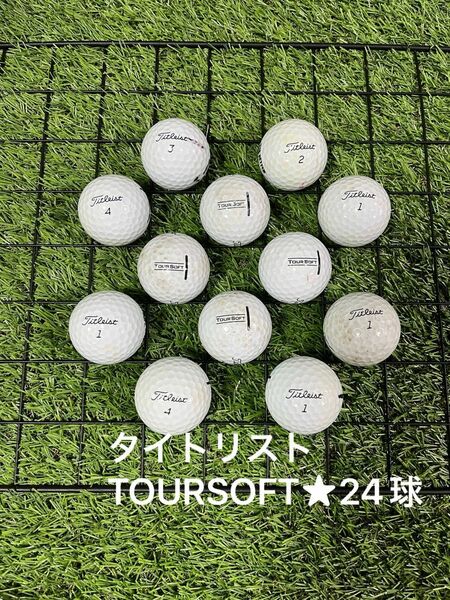 ☆A-品☆ タイトリスト TOURSOFT☆24球