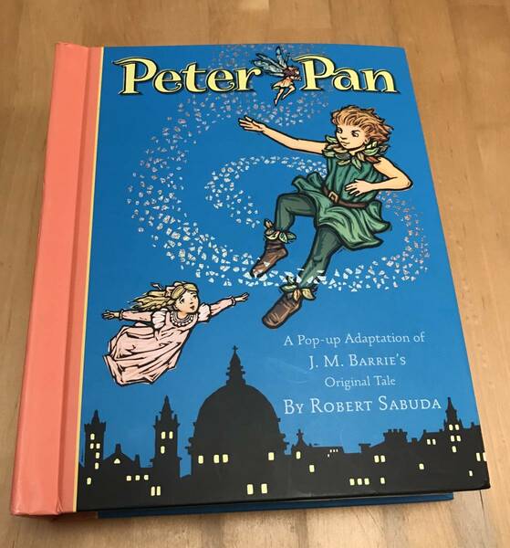 古本 洋書 しかけ絵本 ピーターパン ロバート・サブダ Peter Pan Pop-up J.M. BARRIE Robert Sabuda