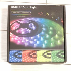 LEDテープライト RGB LED Strip Light BB315 両面テープ SMD5050 高輝度 調光調色 間接照明 取付簡単 専用アプリ