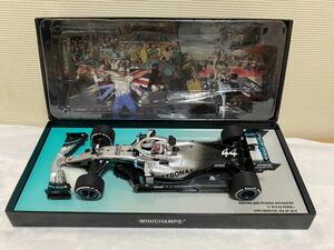 1/18 メルセデス-AMG W10 アメリカGP F1 ワールドチャンピオン 2019 ルイス・ハミルトン 特注品