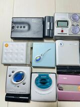 SONY ソニー WALKMAN SHARP PANASONIC MDウォークマン ポータブルMDプレーヤー ジャンク品　まとめ13点_画像2