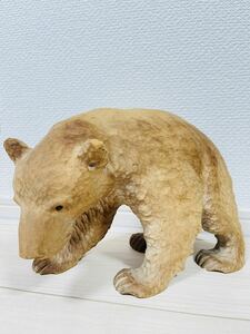 木彫り熊「空龍」銘 木彫　クマ 熊　北海道民芸