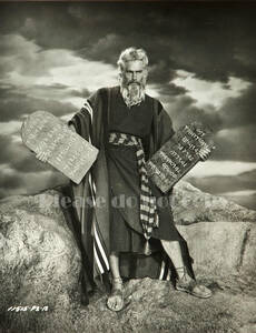 1956年映画『十戒』 チャールトン・ヘストン Charlton Heston 『The Ten Commandments』大きなサイズ写真