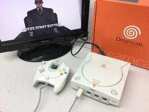 SEGA Dreamcast セガ ドリームキャスト HKT-3000 本体 コントローラー ビジュアルメモリ/ モデムアダプター欠品