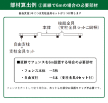 フェンス スチール メッシュフェンス ネットフェンス 外構 DIY 屋外 塀 柵フェンス本体 T60 H600 高さ60cm 四国化成 メッシュフェンスG_画像5