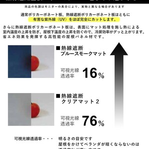 テラス 屋根 DIY ベランダ バルコニー 後付け テラス屋根 1間×4尺 フラット型 標準桁 熱線遮断 1階用 オリジナルテラス 1.0間 4尺の画像5