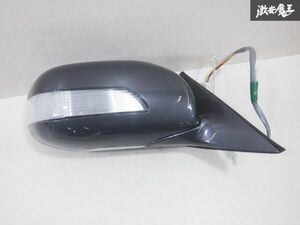 点灯確認済み！！ トヨタ 純正OP オプション GRS180 18系 クラウン ドアミラー サイドミラー 右 右側 運転席 グレー 2カプラ 2+8P 棚21F