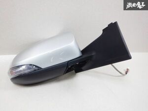 トヨタ 純正 NSP130 ヴィッツ ドアミラー サイドミラー 右 右側 運転席 シルバー 7P 電動格納 動作確認済み ウインカー付 即納 棚27M