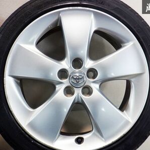 トヨタ純正 ZVW30 30 プリウス ツーリング 17インチ 7J +50 PCD 100 5H 5穴 タイヤホイール 4本 即納 棚35Dの画像6