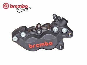 【送料込・フロント右用】Brembo(ブレンボ) Axial P4-30/34　4ポットキャリパー 40mm ブラック色 赤ロゴ オリジナル箱あり