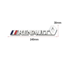 【送料込】RENAULT(ルノー) 3Dエンブレム 縦3cm×横14cm 金属製_画像2