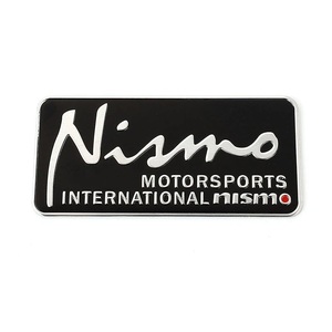 【送料込】NISMO エンブレムブレート 縦4.2ｃｍ　×　横9ｃｍ　1