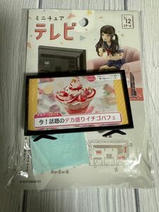 1/12スケール ミニチュアテレビ☆セリア キャンドゥ●新品未開封　匿名配送　フィギュア