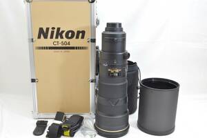 中古　Nikon 交換レンズ　AF-S NIKKOR 500mm f/4G ED VR 純正プロテクター付き