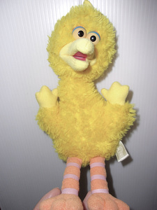 SESAME STREET Sesame Street Big Bird Sanrio soft toy toy figure total length 24cm