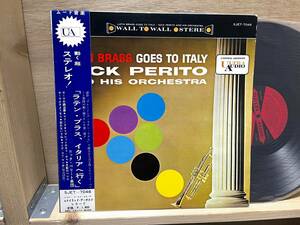 NICK PERITO「ラテンブラス イタリアへ行く」1961年/ニック・ペリート/日本盤/帯付/ペラジャケ/SJET-7046/Volare/マンボ/モンド/LATIN