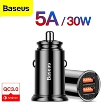 Baseus ベースアス 5A 30W QC 3.0 ミニ デュアル カーチャージャー 急速充電 クイックチャージ Quick Charge 3.0 12V 24V ブラック 黒 sz_画像10