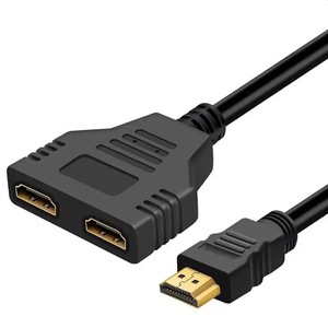 HDMI分配器 HDMIスプリッター 1入力 2出力 4K 3D フルHD 1080P 2台のディスプレイに同時出力可能 a