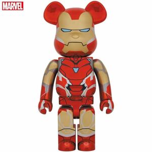 Bearbrick xMarvel Infinity Saga Iron Man Mark 85 Chrome Ver.1000%