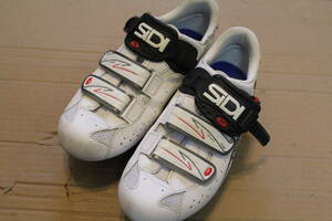 売り切り!! 中古 自転車パーツ☆SIDI ビンディングシューズ 41/SIDI Scarpe Genius 5-fit White