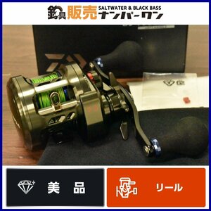 【美品☆】ダイワ ソルティガ BJ 100 SHL 左巻き DAIWA SALTIGA 鯛ラバ ライトジギング ダブルハンドル キャスト オフショア（CKN_O1）