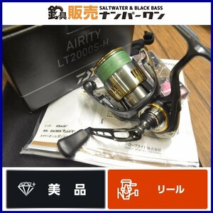 【美品☆カスタム】ダイワ エアリティ LT2000S-H DRIVE エアーステア ハンドル ラインローラー DAIWA AIRITY スピニングリール（CKN_O1）