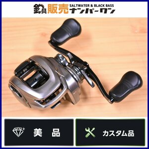 【美品☆人気モデル】シマノ 18 バンタム MGL XG L アベイル オフセットハンドル 105mm カスタム SHIMANO Bantam ベイトリール (KKR_O1)