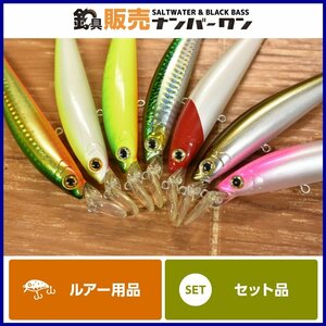 【1スタ☆セット】バスデイ シュガーミノー 110F 7個セット Bassday SUGAR MINNOW トラウト サクラマス 釣り 等に（KKM_O1）