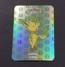 送料無料 台湾限定 ポケモン リーフィア フィギュア＆カード 日本未販売 海外 pokemon Leafeon figure ＆ card_画像4