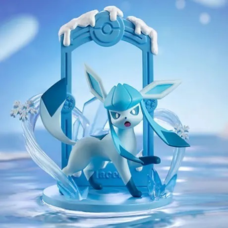 送料無料 台湾限定 ポケモン グレイシア フィギュア＆カード 日本未販売 海外 pokemon Glaceon figure ＆ card