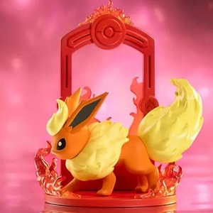 送料無料 台湾限定 ポケモン ブースター フィギュア＆カード 日本未販売 海外 pokemon Flareon figure ＆ card