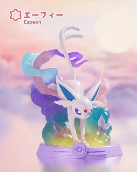 送料無料 台湾限定 ポケモン エーフィ フィギュアver2＆チェンジングカード 日本未販売 海外 pokemon Espeon figure ＆ changing card