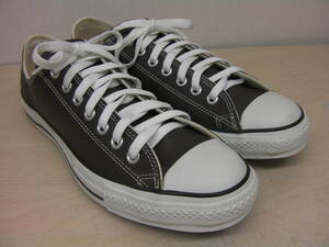 CONVERSE コンバース◆ALL STAR◆レザー◆オールスター◆ローカット◆デッドストック◆未使用◆29cm◆ブラウン