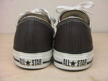 CONVERSE コンバース◆ALL STAR◆レザー◆オールスター◆ローカット◆デッドストック◆未使用◆29cm◆ブラウン_画像3