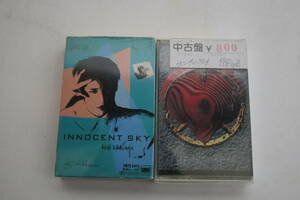 カセットテープ / COMPLEX コンプレックス ROMANTIC 1990 と吉川晃司 INNOCENT SKY 2個セット