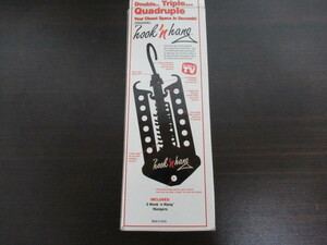 ★フッキングハンガー★AS SEEN ON TV ORIGINAL Hook 'n Hangers 耐加重40㎏まで　未使用品 