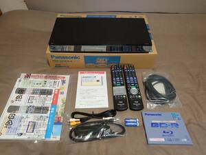 ▼パナソニック▼ブルーレイレコーダーDIGA▼DMR-BZT810▼3番組同時録画▼1TB▼完動品、付属品全付き▼Panasonicディスク他おまけ付き！