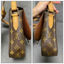 LOUIS VUITTON ルイ ヴィトン ショルダーバッグ モノグラム サンクルー GM M51242 ブラウン カバン レディース 斜めがけ 1円〜_画像7