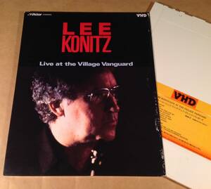 VHD Videodisc◆リー・コニッツ／ライヴ・アット・ヴィレッジ・ヴァンガード◆良好品！